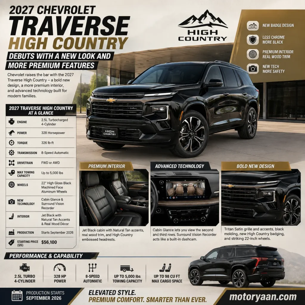 2027 Chevrolet Traverse High Country