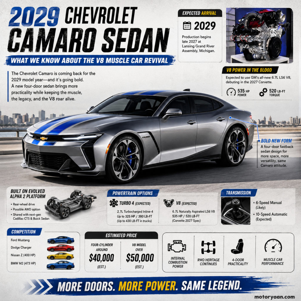 2029 Chevrolet Camaro