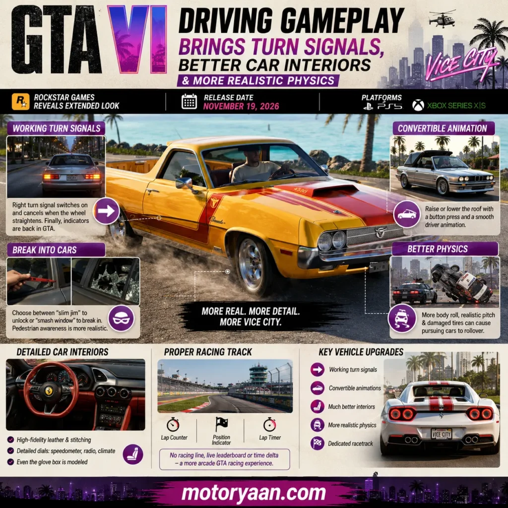 GTA 6 driving gameplay