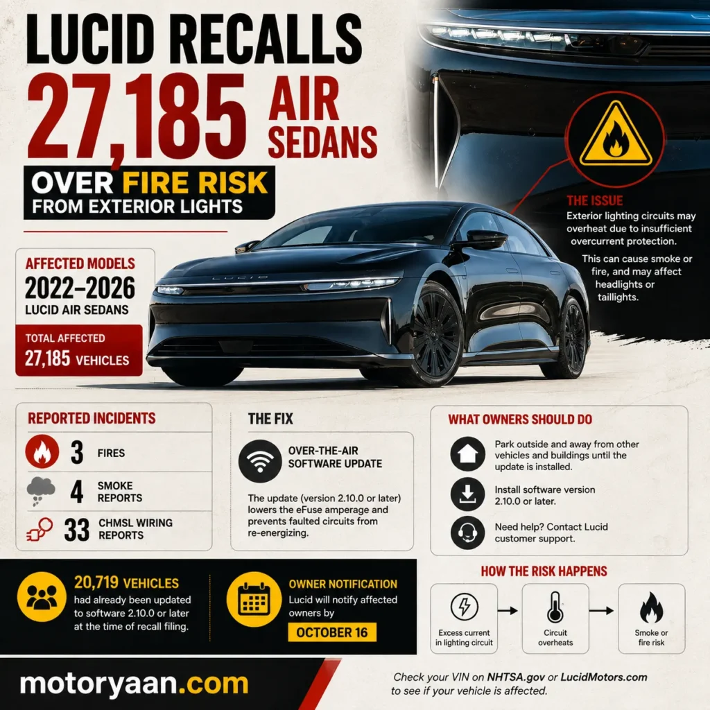 Lucid Air recall