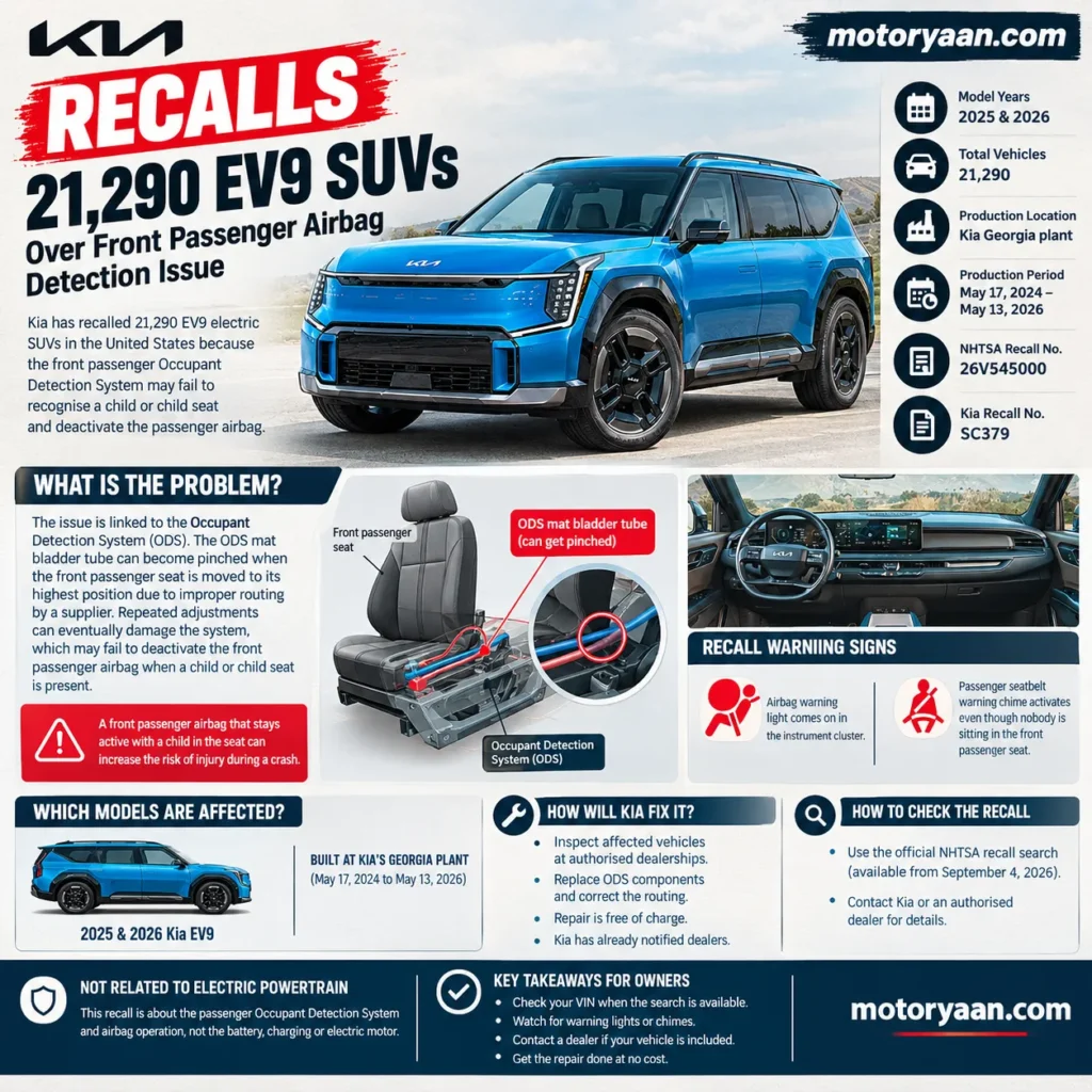 Kia EV9 recall