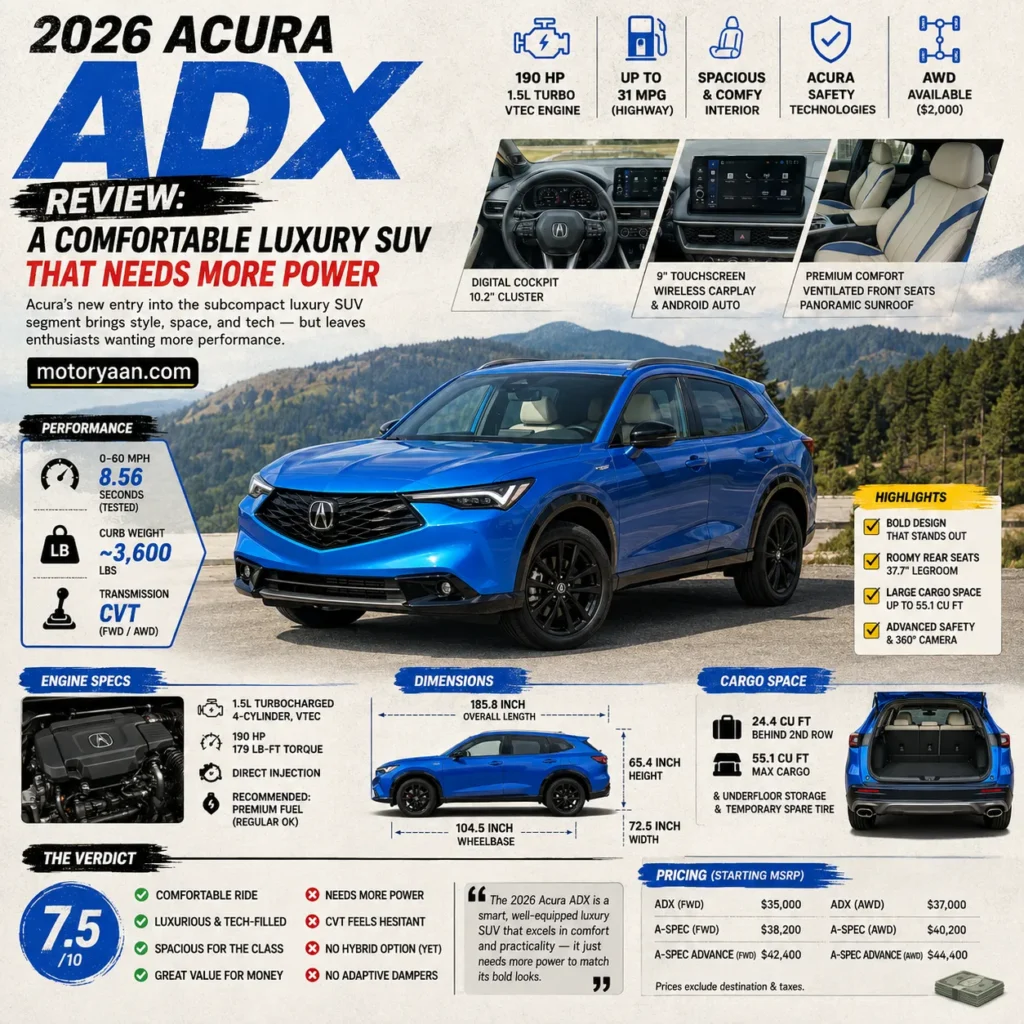 2026 Acura ADX review