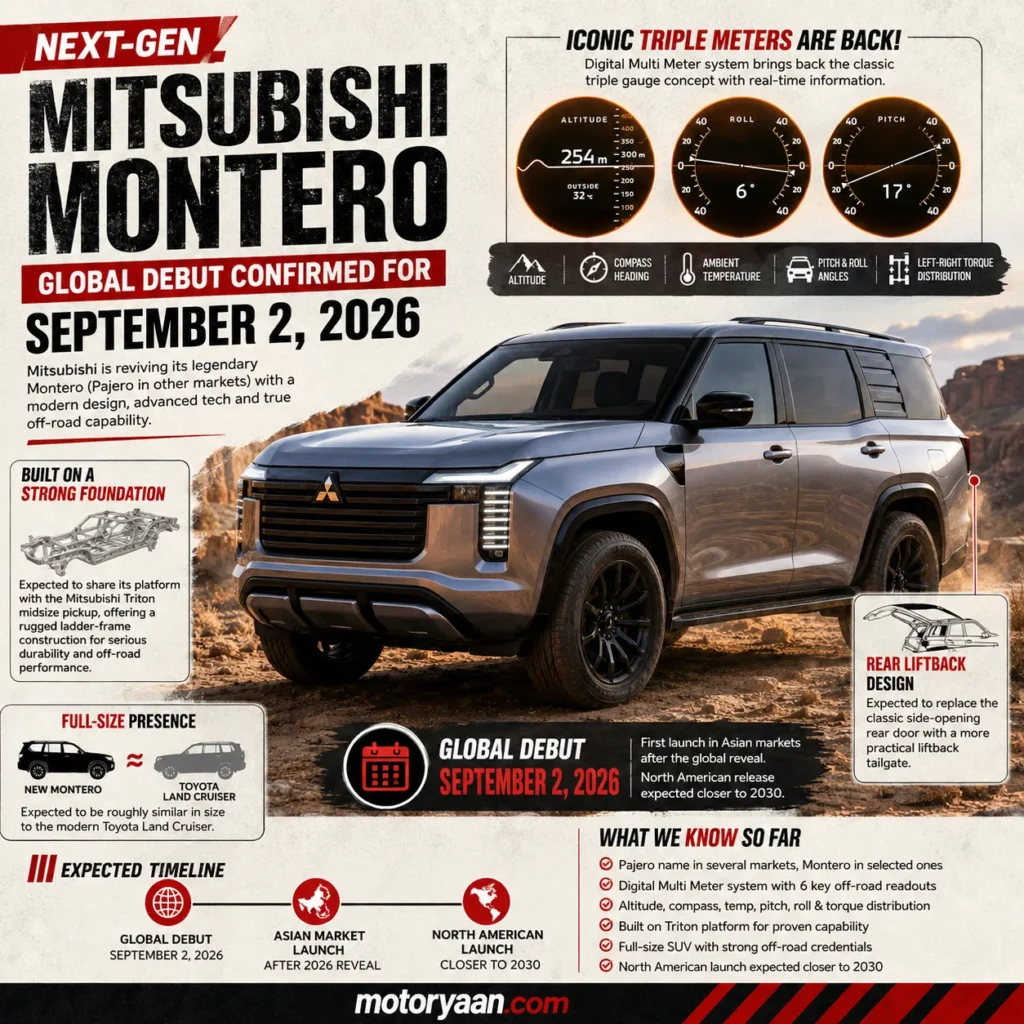2026 Mitsubishi Montero