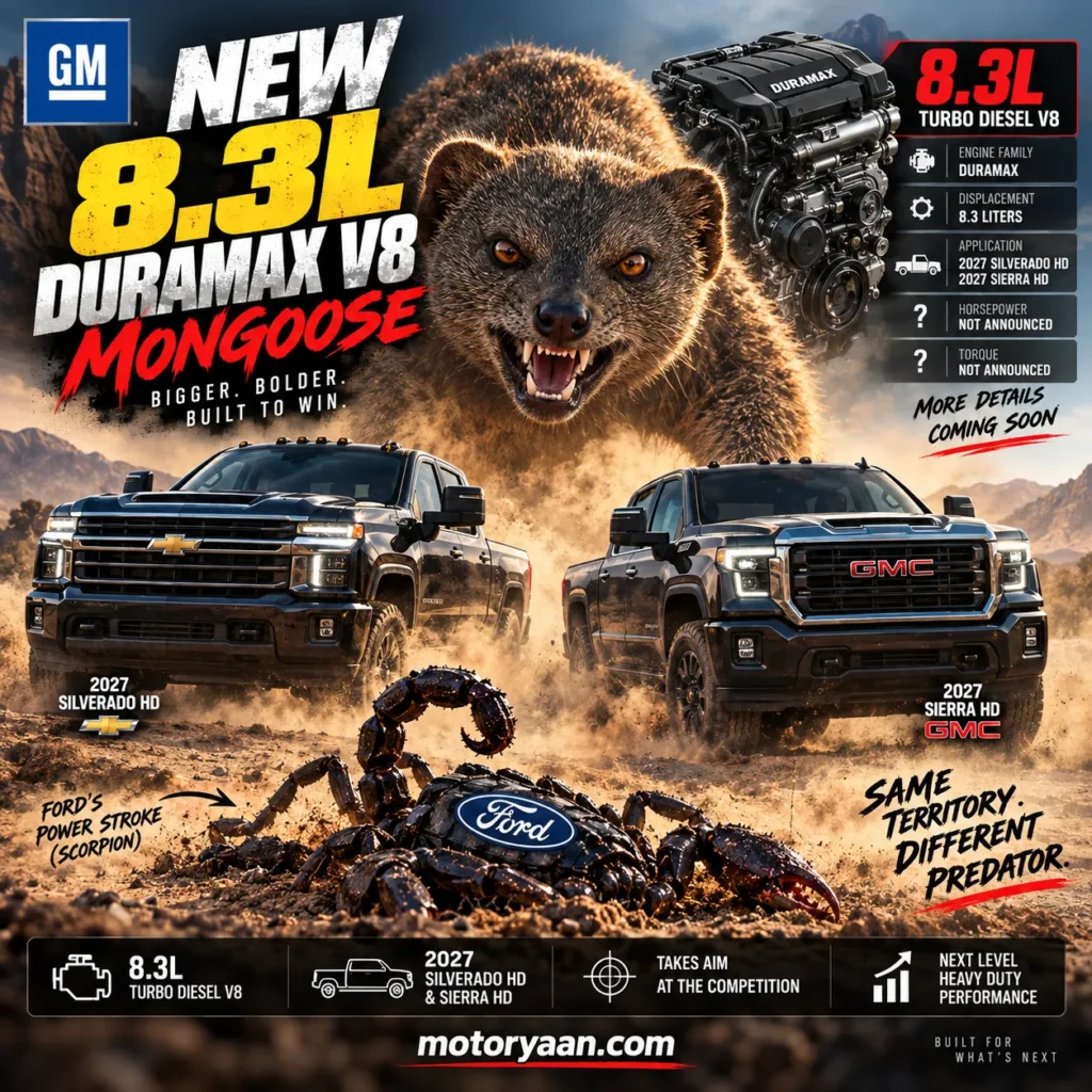 GM 8.3L Duramax Mongoose