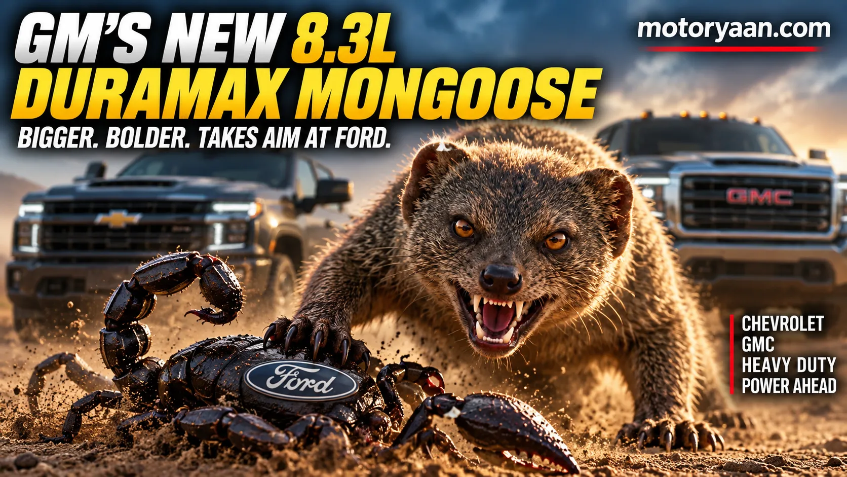 GM 8.3L Duramax Mongoose