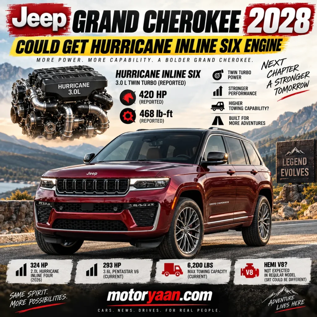 2028 Jeep Grand Cherokee Hurricane inline six