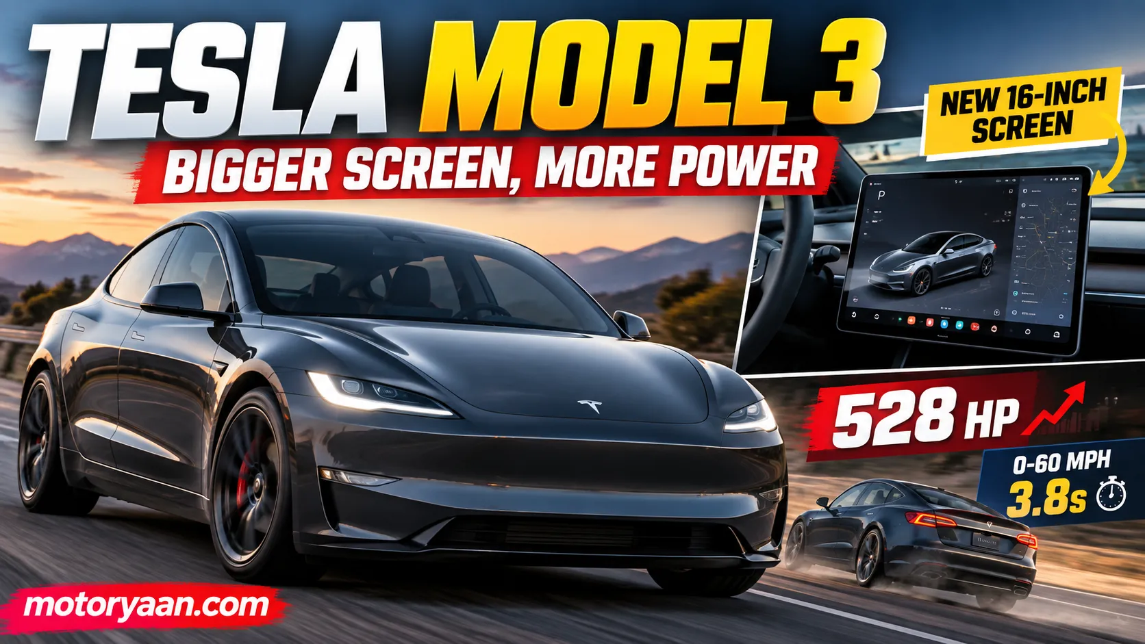 Tesla Model 3 update