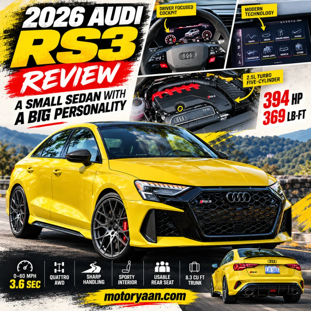 2026 Audi RS3 review